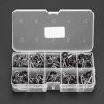 thumbnail image 3 of 80pcs Stainless Steel, Fishing Rod Guides Tips Eye  Fishing Rod Eyes 10 Sizes Line 0.40 Sea Pole Line Guide, 3 of 8