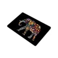 thumbnail image 2 of MKHERT Mandala Floral Elephant Doormat Rug Home Decor Floor Mat Bath Mat 23.6x15.7 inch, 2 of 3