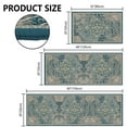 thumbnail image 2 of TECHVIDA Kitchen Rugs 3 Piece Set,Non Slip Machine Washable Kitchen Mats,Boho Vintage Kitchen Carpet for Farmhouse Living Room Hallway Laundry Room, 2 of 13