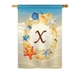 thumbnail image 4 of Breeze Decor 30176 Summer T Monogram 2-Sided Vertical Impression House Flag - 28 x 40 in., 4 of 7