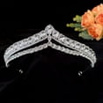 thumbnail image 5 of CIMAXIC Wedding Birthday Crown Party Rhinestone Tiara Wedding Rhinestone Headband for Festival,7.09"X7.09"X1.57", 5 of 5