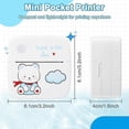 thumbnail image 5 of Mini Pocket Printer Portable Thermal Printer Inkless Pocket Printer Small Photo Printer for Study Notes, Memo, Receipt, 5 of 5