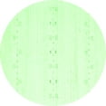 thumbnail image 1 of Ahgly Company Indoor Round Solid Green Modern Area Rugs, 7' Round, 1 of 1