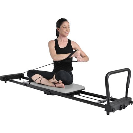 Stamina AeroPilates 287 Folding Pilates Workout Reformer Machine w/o Rebounder