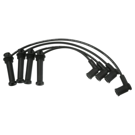 Car Spark Plug Coil Wires Ignition Coil Cable 7mm Fit?for Mazda 6 2003-2005 No.L81318140B - Pack of 4