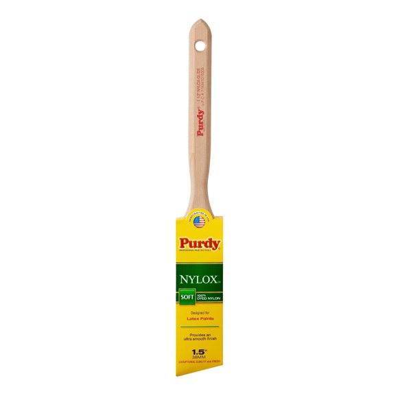 Pincel Purdy Nylox Series Glide con borde angular de 3,8 cm