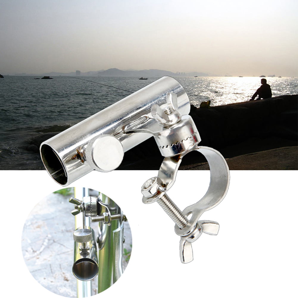 Stainless Steel Rod Holder Chair Mount Bracket Offshore Fishing Silver 