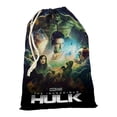 thumbnail image 4 of Hulk Bolsa de regalo con cierre de cinta navideño para decoración de Navidad,40cm×52 cm., 4 of 6