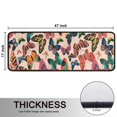 thumbnail image 5 of Kitchen Rugs Sets Of 2,Beige Butterfly Colorful Pattern Anti Fatigue Kitchen Mat Rugs Non Slip Washable,Decorative Kitchen Floor Mats for Kitchen,Sink,Laundry,17"x47"+17"x47", 5 of 5