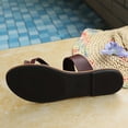 thumbnail image 6 of hlysgo Women's Flip Flops Sandals Comfortable Dressy Cork Footbed Arch Support Slip On Ring Toe Thong Walking Sandals Brown 9.5, 6 of 6