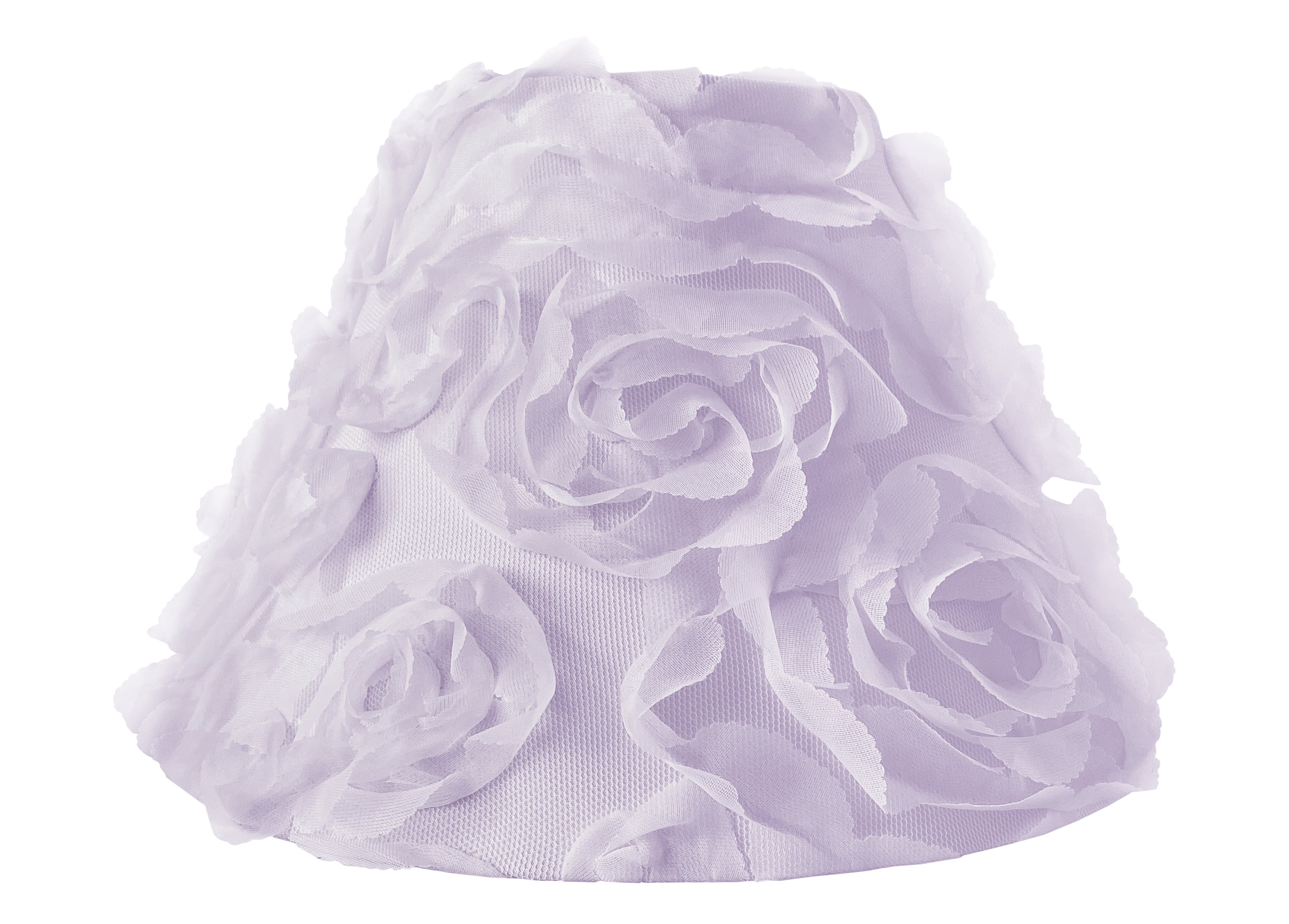 Purple Floral Rose 10' Chiffon Empire Lamp Shade by Sweet Jojo Designs
