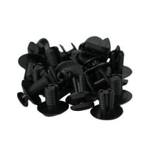 Tekuisi High Quality 20pcs/set Brand New Car Clips Car Accessories Black Plastic Wheel Arch 20mm Collar Door Trim Clips