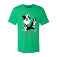 thumbnail image 2 of Wild Bobby, If It's Not a Border Collie It's Just a Dog Gift | Mens Dog Lover Premium Tri Blend T-Shirt, Envy, Small, 2 of 3