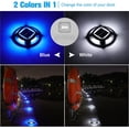thumbnail image 2 of Solar Driveway Lights Dock Marine Lights 8-Pack,2 Colors in 1,Outdoor LED Deck Lights,Solar Powered Waterproof Driveway Marker Lights for Warning Step Wireless Sidewalk Pathway (White/Blue), 2 of 4