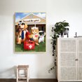 thumbnail image 4 of Pintura al óleo por números Perro Gato Doctor Lienzo Obra de arte Cuadro de sala de estar Kit de decoración Hugtrwg Para estrenar, 4 of 9
