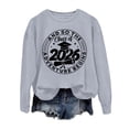thumbnail image 6 of Women's Sweatshirt Class Of 2026 Graduation Graphic Crew Neck Long Sleeve Pullover Raglan Top Streetwear Hoodie Alternative, 6 of 7