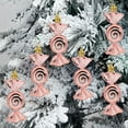 thumbnail image 1 of Plastic Flat Dappled Candy Hued Christmas Tree Pendant Understated Cute Lollipop Christmas Ball Christmas Decorations, 1 of 6