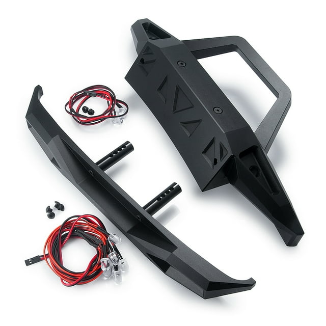 ZheElen 1/6 Front Bumper RC Upgrade Part Aluminum Alloy Wear-resistant Rc Front Bumper For Axial SCX6 RC Car Part RC Car Accessories TYPE2