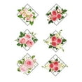 thumbnail image 2 of WJSXC Simulated Iron Mesh Green Luo Bedroom Living Room Entrance Dormitory Home Decoration Wall Stickers B, 2 of 6