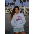 thumbnail image 5 of "Strong Faded" White Pullover Hoodie For Men And Women, 5 of 5