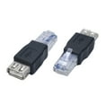 thumbnail image 5 of FEAMOS 2pcs Ethernet to USB Adapter USB to Ethernet Adapter,RJ45 Ethernet Male to USB Female Converters for ADSL Modem, Routers, 5 of 6