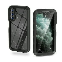 Dteck for Samsung Galaxy A15 5G Waterproof Case with Built-in Screen Protector - Rugged Full Body Underwater Dustproof Shockproof Drop Proof Protective Cover for Samsung Galaxy A15 5G,Black