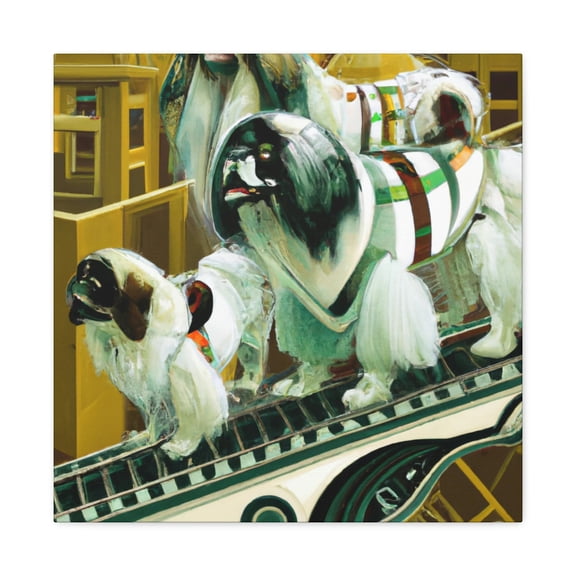 Noble Pekingese Puppy - Canvas