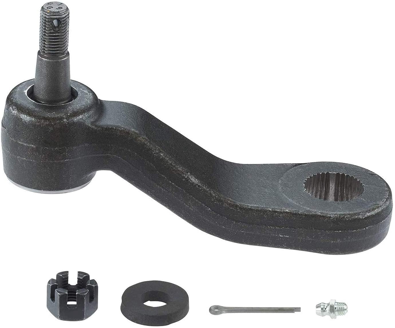 3 Pc Idler Arm Bracket Assembly Pitman Arm W/4 Grooves for Escalade 3 Pc Idler Arm Bracket Assembly Pitman Arm W/4 Grooves for Escalade
