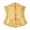 Gold, variant on Krdevn Women's Jacquard Underbust Corset, Front Busk Boned Waist Cincher, Retro Waist Trainer Bustier for Dress Layering Party,Gold