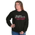 thumbnail image 4 of Dont Succeed Fix Ponytail Start Again Women Crewneck Sweatshirt Brisco Brands L, 4 of 6