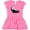 Raspberry with Polka Dots, variant on Inktastic Animals Cute Skunk Girls Baby Dress