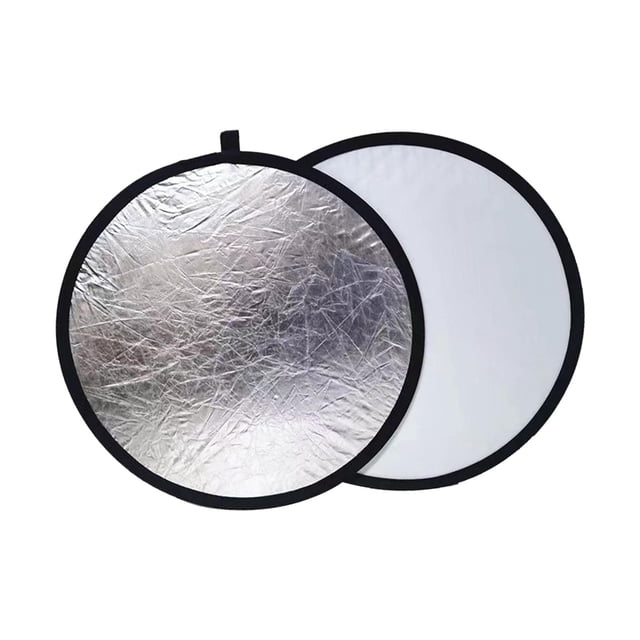 Reflector de luz 2 en 1 para fotografía Panel de fotografía Difusor de luz portátil 80cm