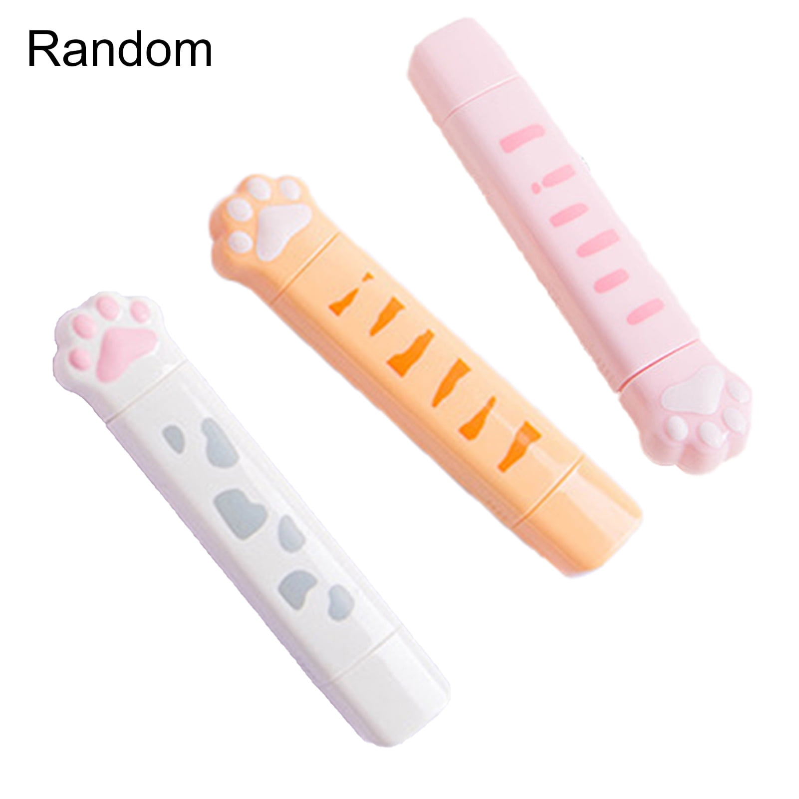 HEVIRGO Mini Cartoon Cat Paw Correction Tape Eraser School Office