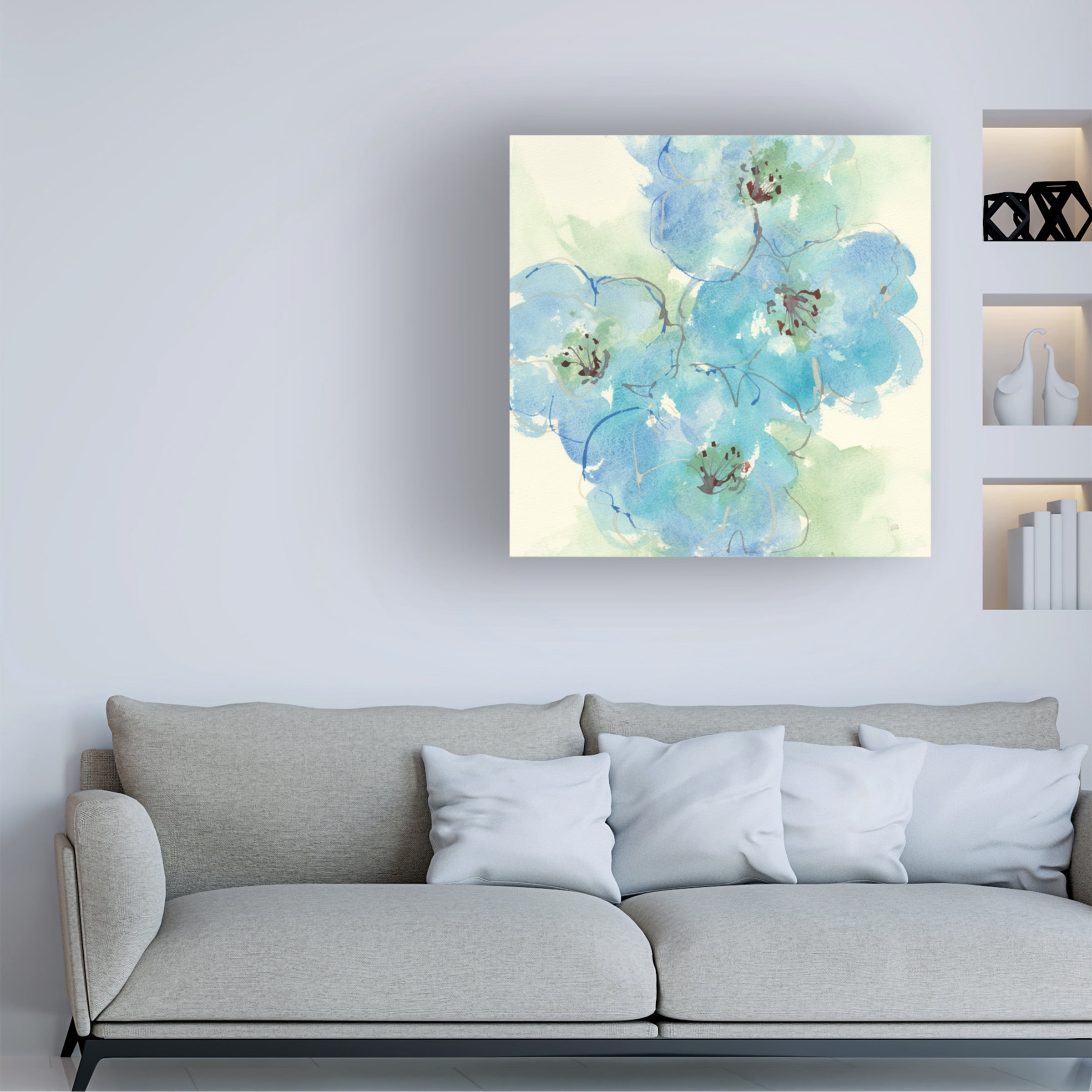 Chris Paschke 'Japanese Quince II' Canvas Art