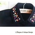 thumbnail image 5 of LoudSung False Collar Detachable Half Shirt Blouse Classical Fake Collar Embroidery Designs for Women Girls, 5 of 6