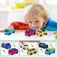 thumbnail image 2 of Rungungde Flip Racers Autos transformables Autos de diseño dual transformables Autos transformables Kiddie Corner Mini 2 en 1 Flip Car Toy Set Vehículos transformables Regalo para niños (#1), 2 of 8