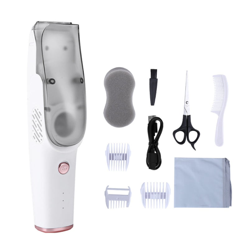 HGYCPP Quiet Vacuum Baby Hair Clippers Cordless Electric Hair Trimmer  Automatic Gather Hair Cutting Tools Easy to Clean 
