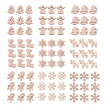 PAMINGONO 100 Pcs present Box Wooden Ornaments Diy Crafts Wood Craft Supplies