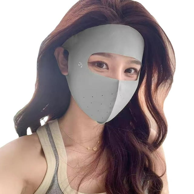 Masque de Protection Solaire Intégral, Blocage des UV Respirant pour Femmes