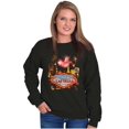 thumbnail image 3 of Las Vegas Strip Casino Fireworks Sweatshirt for Men or Women Brisco Brands S, 3 of 6