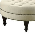 thumbnail image 5 of Newboti Furniture Oatmeal Cocktail Ottoman with Nailhead Trim 32942, 5 of 6