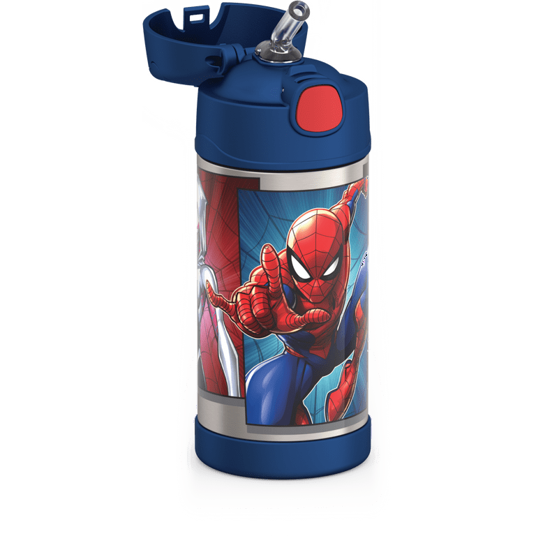 MCHIVER Christmas Nutcracker Soldier Kids Water Bottle with Straw Insulated  Stainless Steel Kids Water Bottle Thermos for School Boys Girls Leak Proof