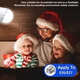 thumbnail image 3 of Rechargeable Emergency Light Bulb E27 2400mAh 5 hours 9W-60W  Stay Lights Up When Power Failure,  LED Light Bulbs for Home , Camping , Tent, 3 of 6