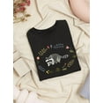 thumbnail image 3 of Critter And Foliage Iv T-Shirt Women -Victoria Barnes Designs, Female 3X-Large, 3 of 4