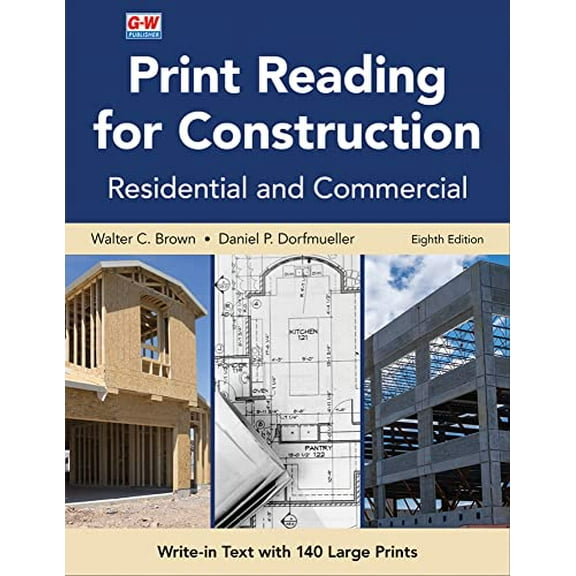 Pre-Owned Print Reading for Construction: Residential and Commercial (Paperback) 1649259859 9781649259851