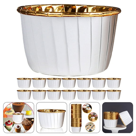 HONMEET 50Pcs Non Stick Muffin Cups Baking Assistance For Home Bakers And Professional Bakers
