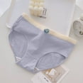 thumbnail image 2 of KyCheLot Cotton Briefs for Girls Mid Waist Breathable Comfy Solid Color Basic Stretchy Underwear 9-16 Years, 2 of 3