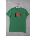 thumbnail image 5 of Old Glory Mens I Heart Love Tree Frog Frogs Short Sleeve Graphic T Shirt, 5 of 6