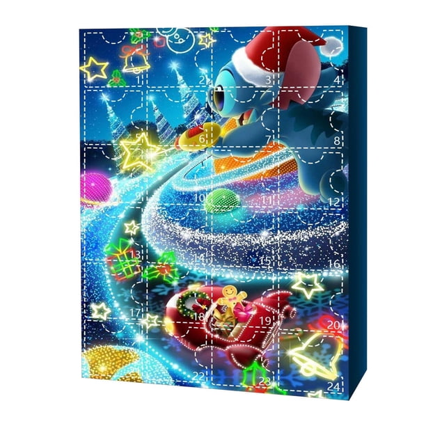 Calendario de Adviento KEVCHE 26cm Cuenta Atrás de Navidad 24 Piezas