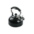 Mainstays 2.5Liter Whistling Tea Kettle, Stainless Steel Black